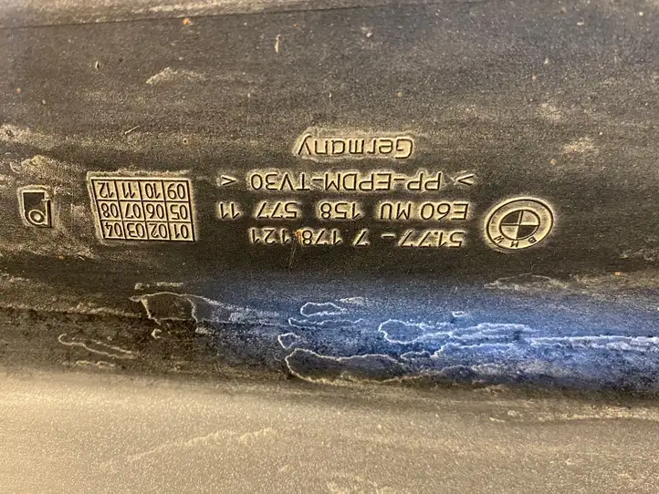 BMW 5 E60 E61 (2004 - 2010) 51777178121 Порог кузова — фото 4