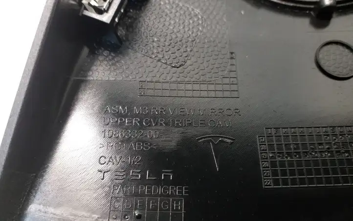 Tesla Model 3 (2017 - 2023) 108633200 Пластиковая отделка зеркала — фото 6