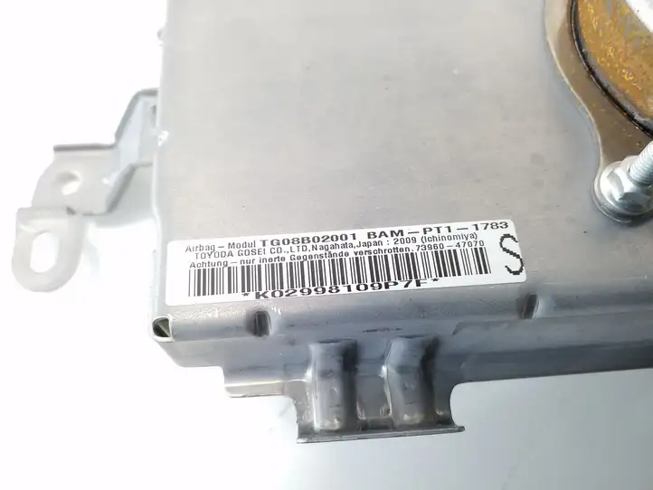 Toyota Prius (XW30) (2009 - 2015) 7396047070 Подушка безопасности пассажира — фото 3