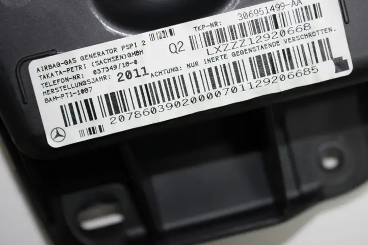 Mercedes-Benz C W204 (2007 - 2014) A2078603902 Подушка безопасности пассажира — фото 3