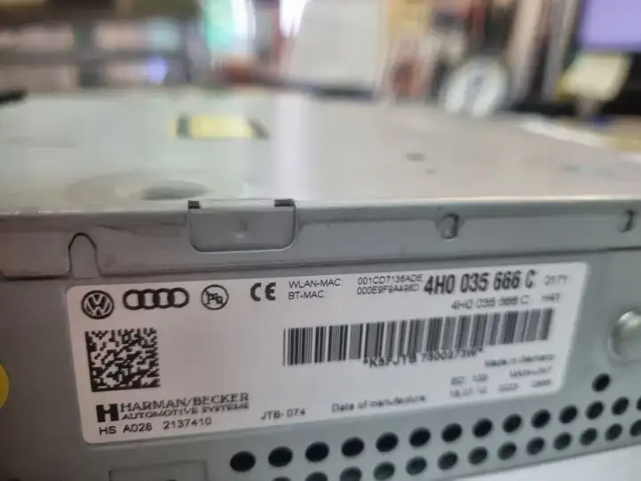Audi A8 S8 D4 4H (2010 - 2014) 4H0035666C CD/DVD чейнджер — фото 7