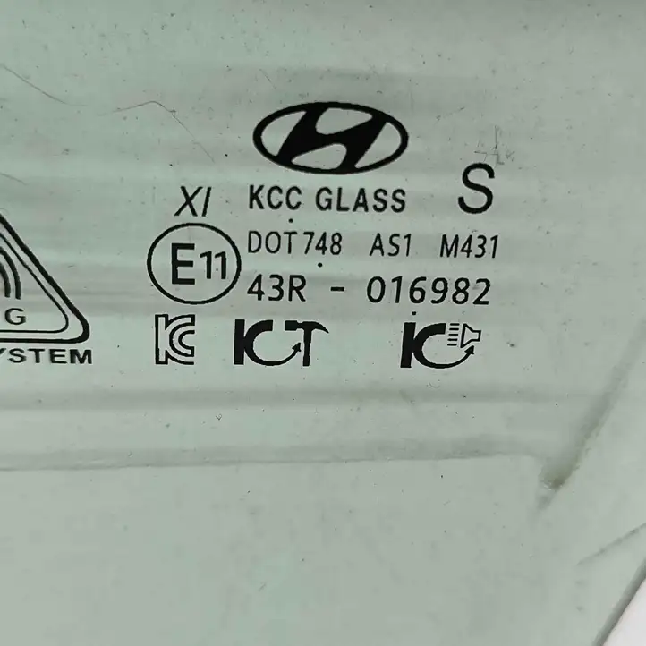Hyundai IONIQ 6 (2022 - ) 82410KL030 Стекло передней двери — фото 5