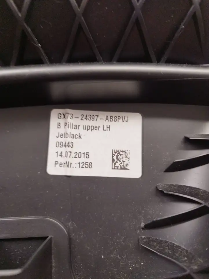 Jaguar XE (2014 - 2019) GX7324397AB Верхняя обшивка стойки B — фото 5