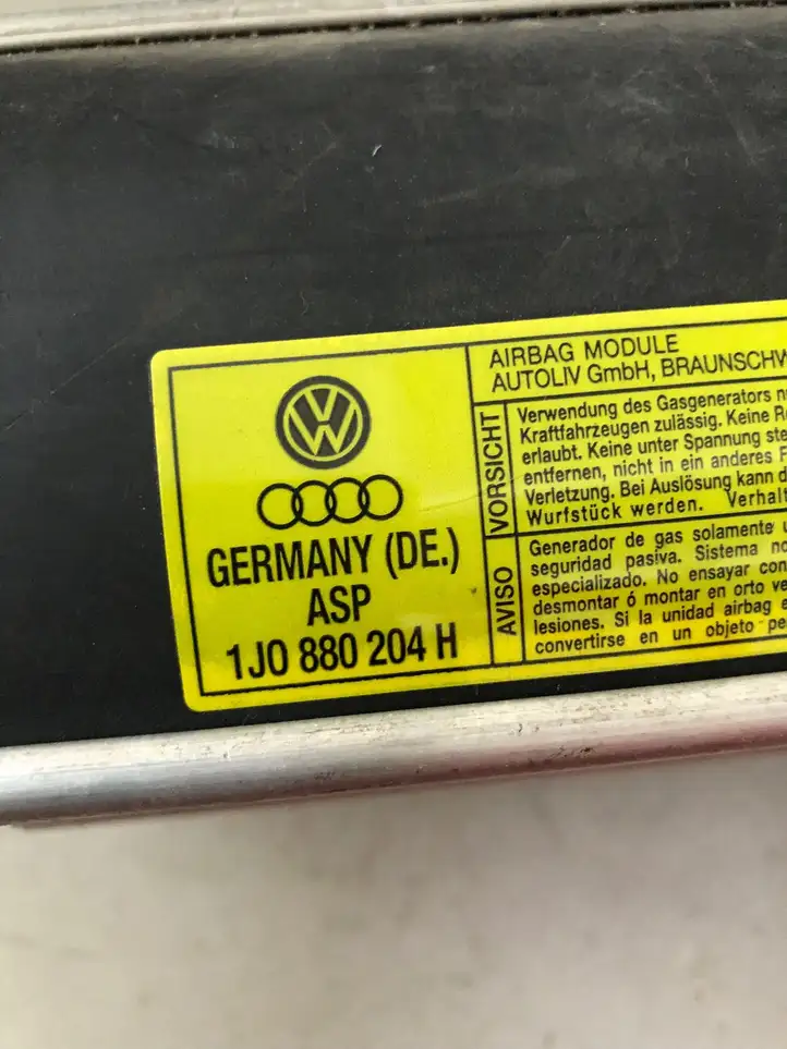 Volkswagen Golf IV (1998 - 2005) 1J0880204H Подушка безопасности пассажира — фото 3