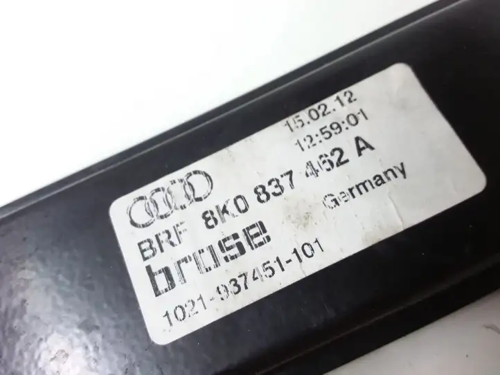 Audi A4 S4 B8 8K (2007 - 2011) 8K0837462A Стеклоподъемник передней двери (без мотора) — фото 2