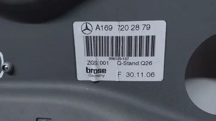 Mercedes-Benz B-class W245 (2005 - 2008) A1697202879 Стеклоподъемник передней двери (без мотора) — фото 2