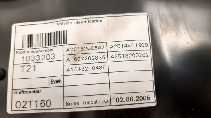 Mercedes-Benz R W251 (2005 - 2013) A2518200842 Стеклоподъемник передней двери (без мотора) — фото 2