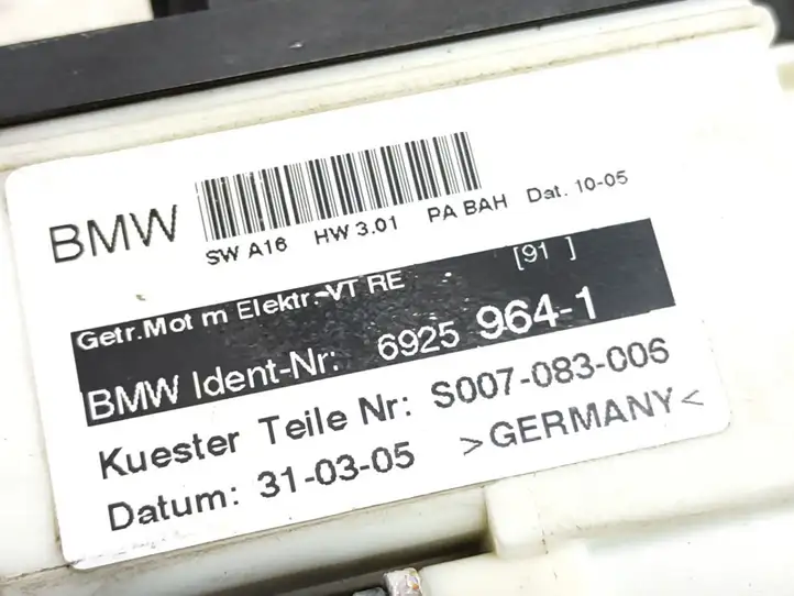 BMW X3 E83 (2003 - 2010) 69259641 Мотор стеклоподъемника передний — фото 2