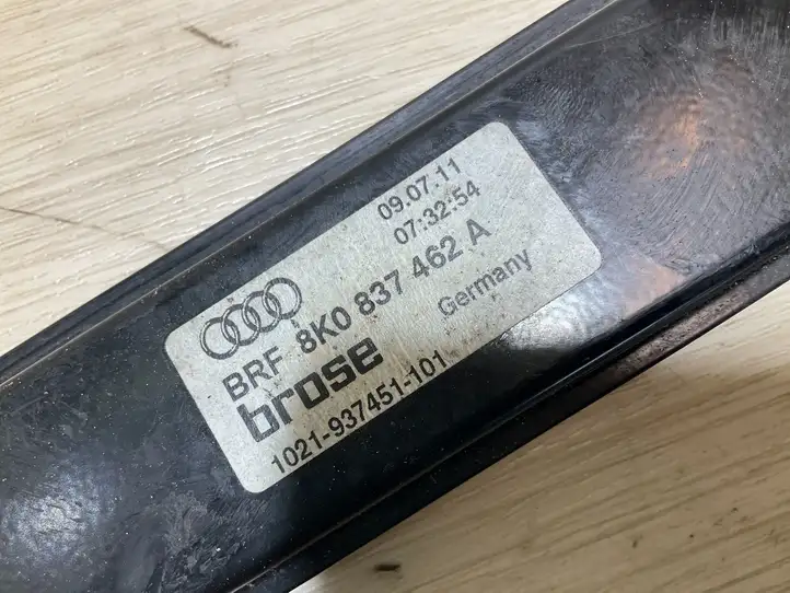 Audi A4 S4 B8 8K (2007 - 2011) 8K0837462A Стеклоподъемник передней двери (без мотора) — фото 3