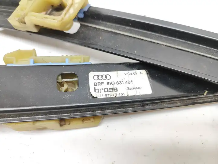 Audi A4 (2007 - 2011)  8K0837461 Механизм для электрического подъема окон передней двери (без двигателя)