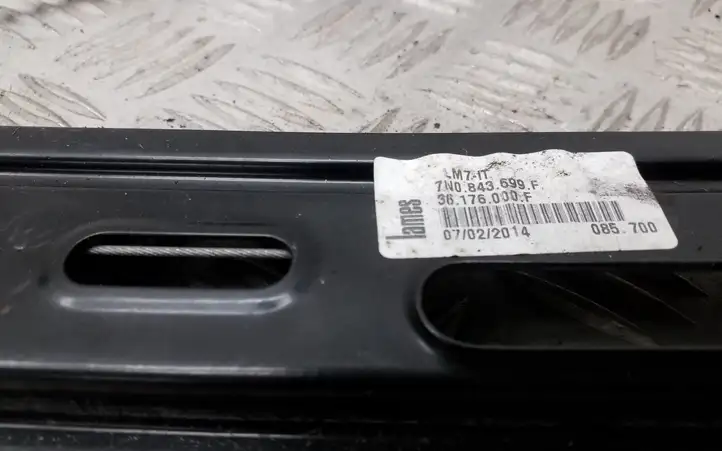Volkswagen Sharan (2010 - 2015) 7N0843699F Стеклоподъемник раздвижной двери(без двигателя) — фото 3