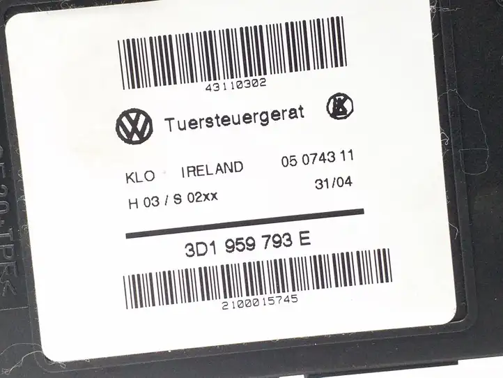 Volkswagen Touareg I (2002 - 2010) 3D1959793E Мотор стеклоподъемника передний — фото 6