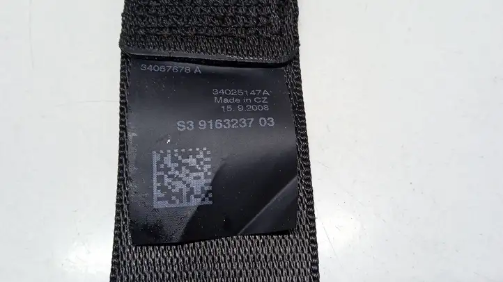 BMW 7 F01 F02 F03 F04 (2008 - 2016)  33061254B Задний ремень безопасности