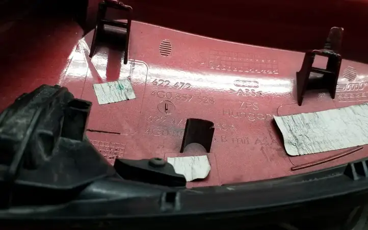 Audi A6 C7 (2011 - 2014) 4G0857528 Пластиковая отделка зеркала — фото 5