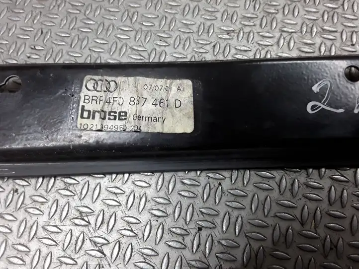 Audi A6 S6 C6 4F (2004 - 2008) 4F0837461D Стеклоподъемник передней двери (без мотора) — фото 2
