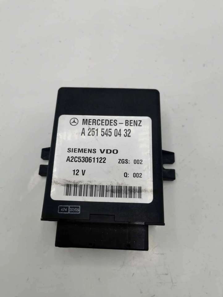 A2515450432 Mercedes-Benz R W251 Pakabos valdymo blokas