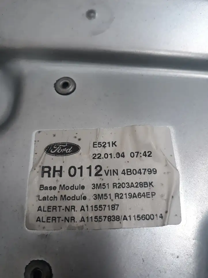 Ford Focus C-MAX (2003 - 2010) 3M51R203A28BK Электростеклоподъемник передний (комплект) — фото 3
