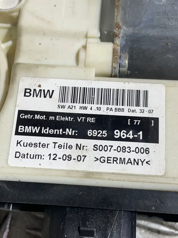 BMW X3 E83 (2003 - 2010) 69259641 Электростеклоподъемник передний (комплект) — фото 6