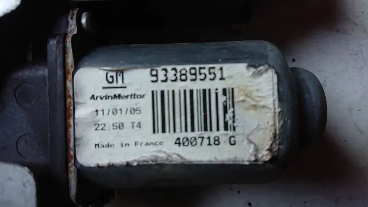 Opel Meriva A (2002 - 2006) 93389551 Электростеклоподъемник передний (комплект) — фото 2