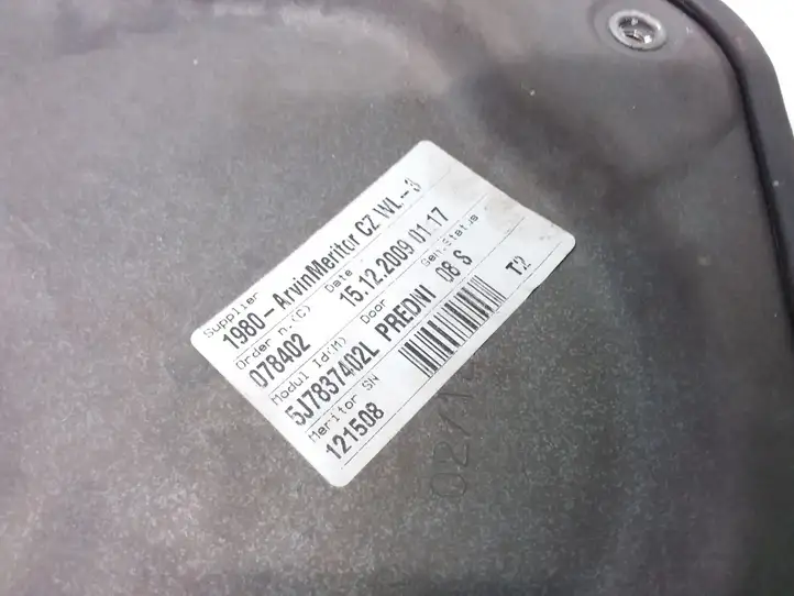 Skoda Roomster (2010 - 2015)  5J7837402L Передний комплект электрического механизма для подъема окна