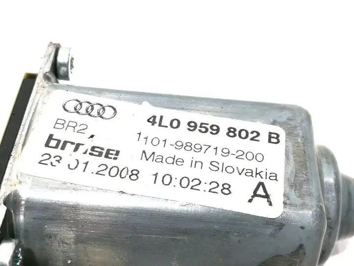 Audi Q7 4L (2005 - 2009) 4L0959802B Мотор стеклоподъемника передний — фото 2
