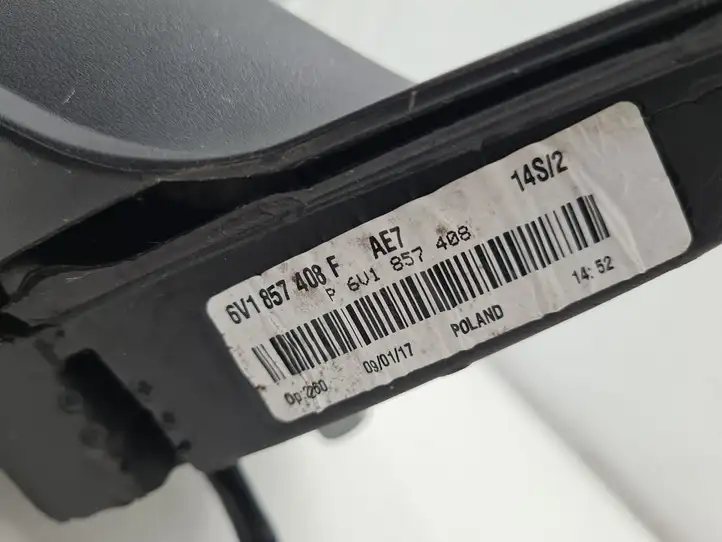 Skoda Fabia Mk3 (NJ) (2015 - 2021) 6V1857408F Боковое зеркало с электроприводом — фото 8