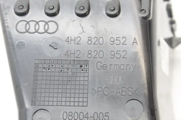 Audi A8 S8 D4 4H (2010 - 2014) 4H2820952A Воздушная решетка панели — фото 4