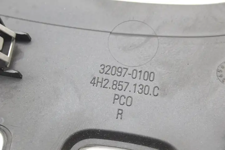 Audi A8 S8 D4 4H (2010 - 2014) 4H2857130C Другая деталь консоли (туннеля) — фото 7