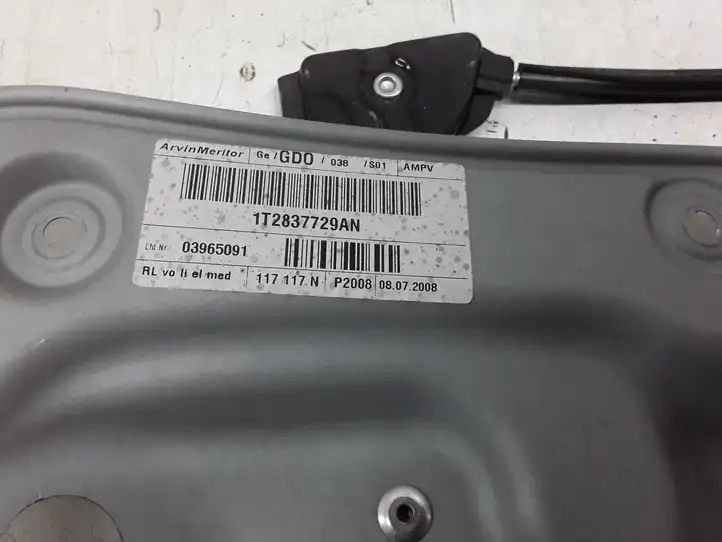 Volkswagen Touran II (2010 - 2016) 1T2837729AN Электростеклоподъемник передний (комплект) — фото 3