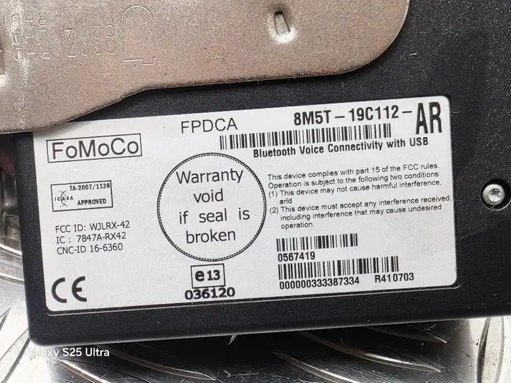 Ford Kuga I (2008 - 2012) 8M5T19C112AR Кронштейн блока Bluetooth — фото 4