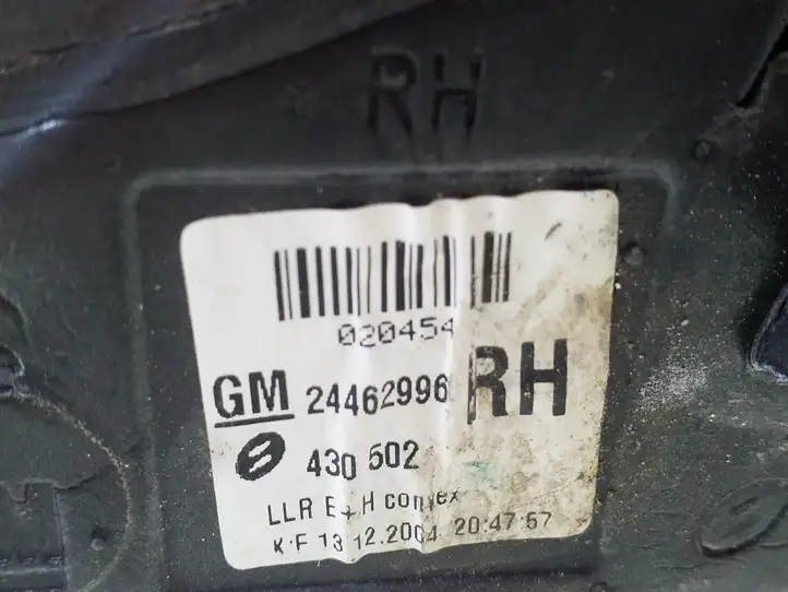Opel Astra H (2004 - 2009) 24462996 Боковое зеркало с электроприводом — фото 9