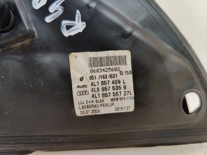 Audi Q7 4L (2005 - 2009) 4L0857535B Боковое зеркало с электроприводом — фото 6