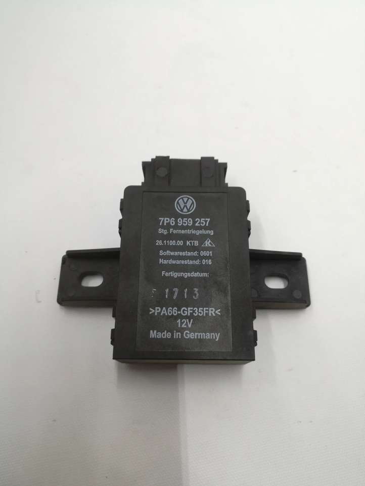 7P6959257 Volkswagen Touareg II Sėdynės valdymo blokas