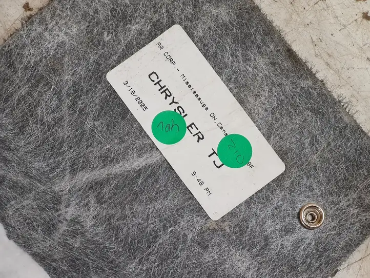 Jeep Wrangler (1996 - 2006) 5HY52XDVAC Ковролин салона — фото 9