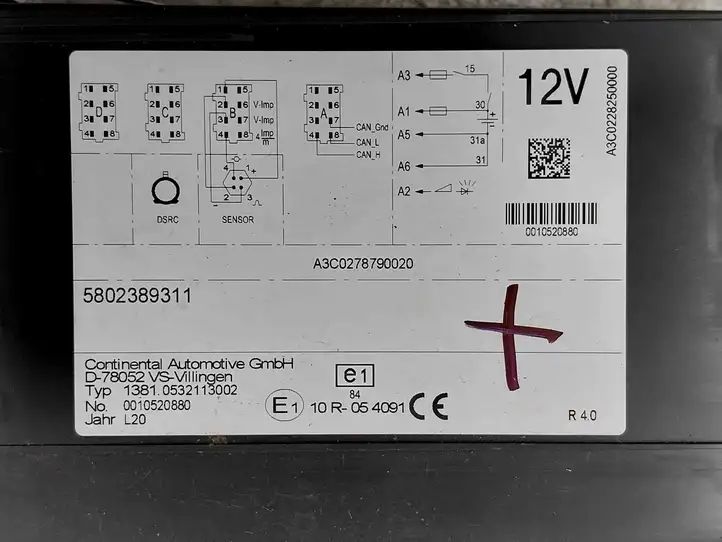 Iveco Daily 6th gen (2012 - 2020)  A3C0278790020 Тахометр