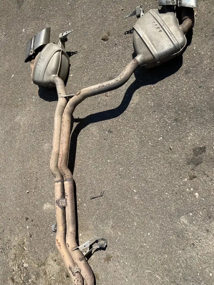 Porsche Macan (95B) (2014 - 2018) 95B253612B Двойной глушитель — фото 4