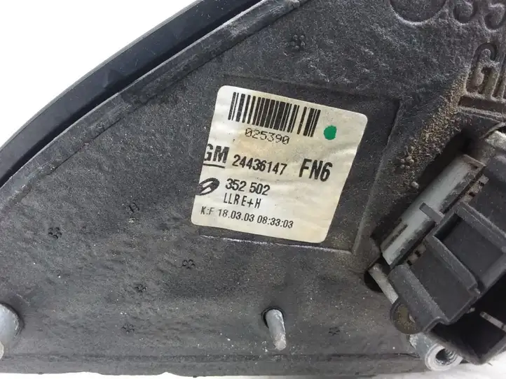 Opel Signum (2002 - 2008) 24436147 Боковое зеркало с электроприводом — фото 2