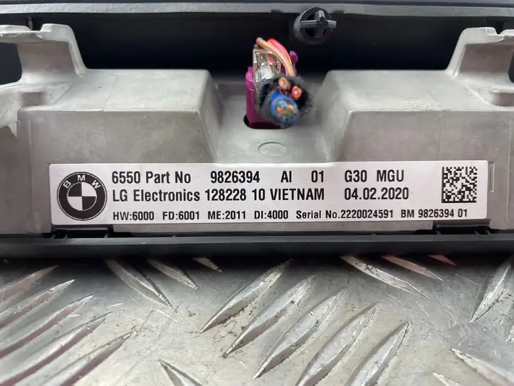 BMW 5 G30 G31 (2016 - ) 9826394 Магнитола / мультимедийная система — фото 3