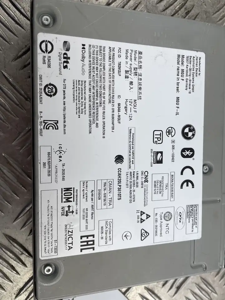 BMW 5 G30 G31 (2016 - ) 9826394 Магнитола / мультимедийная система — фото 4