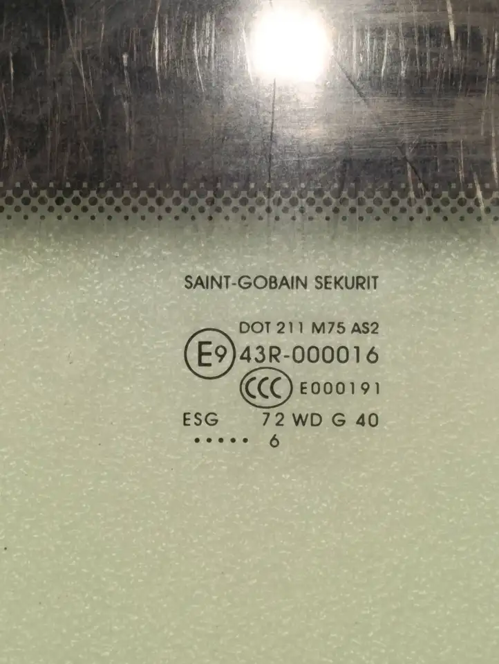 Volkswagen Crafter (2006 - 2016) 43R000016 Боковое стекло в середине кузова — фото 9