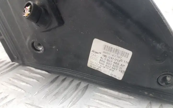 Audi Q7 4L (2005 - 2009) 4L1867409AP Боковое зеркало с электроприводом — фото 4
