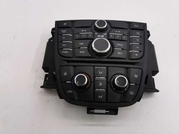 13346050 Opel Astra J Centrinės konsolės valdymo blokas