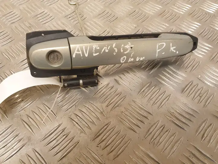 Toyota Avensis T250 (2006 - 2009) 242303 Наружная ручка двери — фото 4