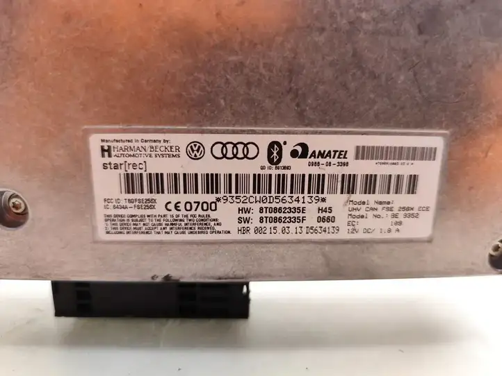 Audi A5 8T 8F (2011 - 2016) 8T0862335E Кронштейн блока Bluetooth — фото 7