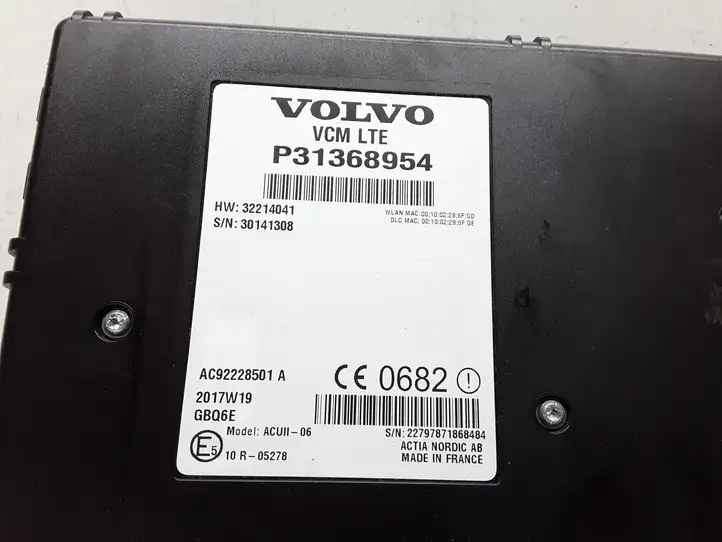 Volvo S90, V90 (2016 - 2020) P31368954 Блок GSM — фото 2