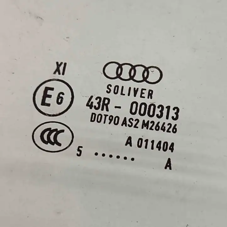 Audi A7 S7 4G (2014 - 2018) 4G8845022D Стекло передней двери — фото 6