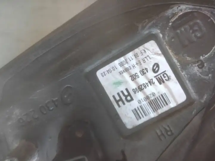 Opel Astra H (2004 - 2009) 24462996 Боковое зеркало с электроприводом — фото 4