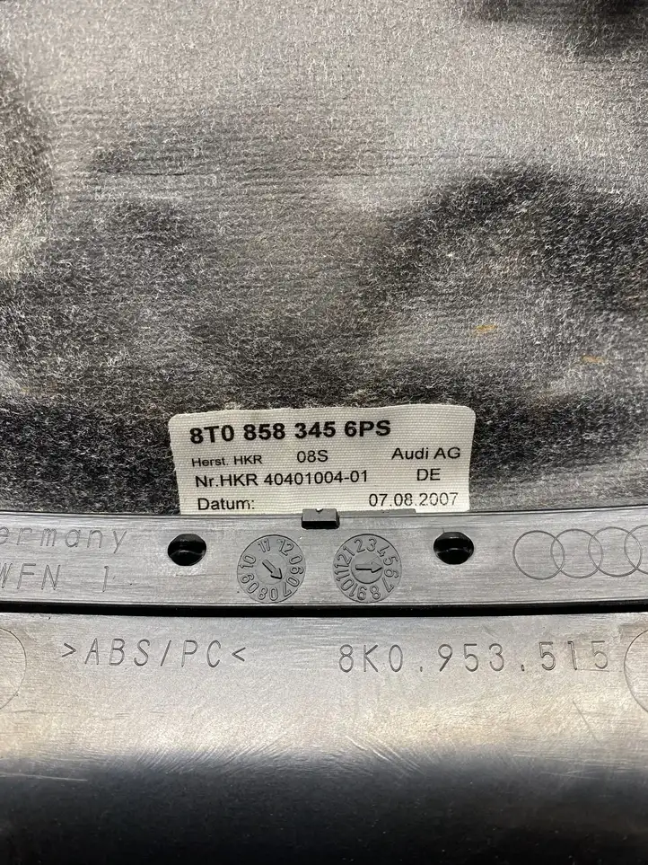 Audi A5 8T 8F (2007 - 2011) 8K0953515 Обшивка рулевой колонки — фото 3