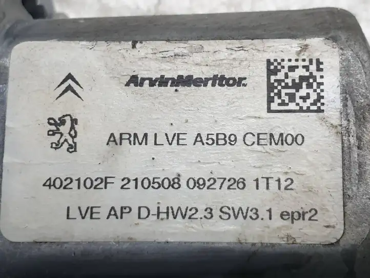 Citroen Berlingo (2008 - 2012) 402102F Электростеклоподъемник передний (комплект) — фото 6