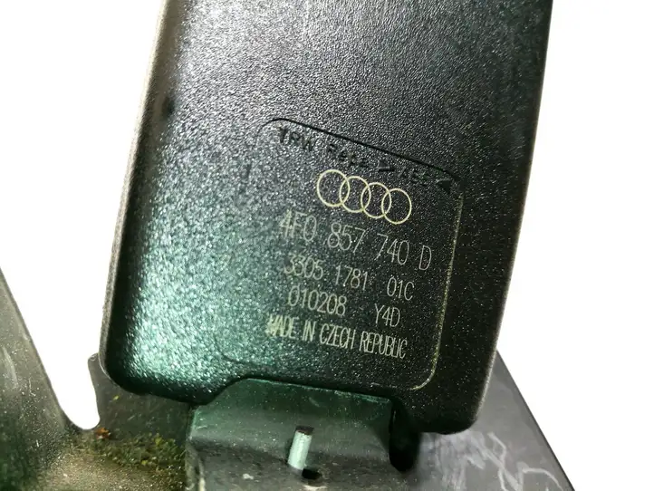 Audi A6 Allroad C6 (2006 - 2008) 4F0857740D Замок заднего ремня — фото 2
